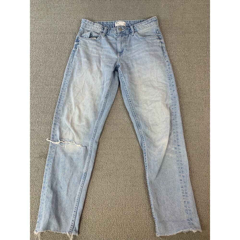 Asos Classic Rigid Jeans Light Wash‎ Distressed Waist Size 30